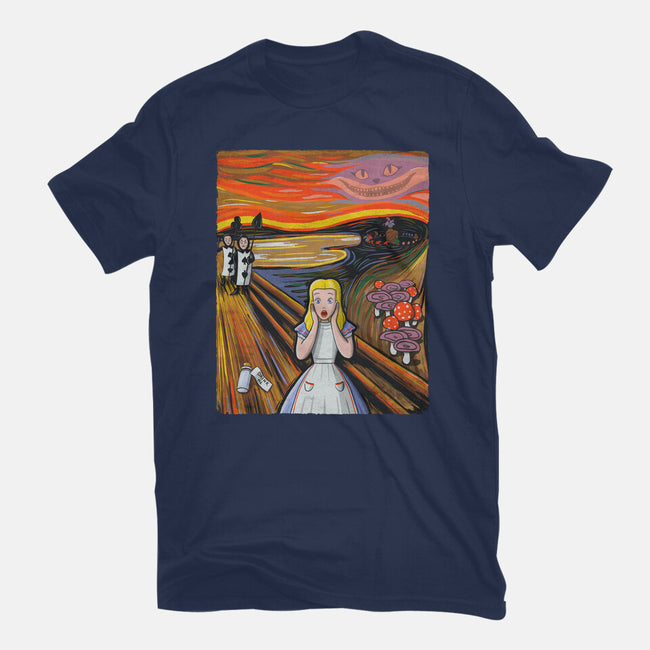 Alice In Screamland-Womens-Fitted-Tee-NMdesign