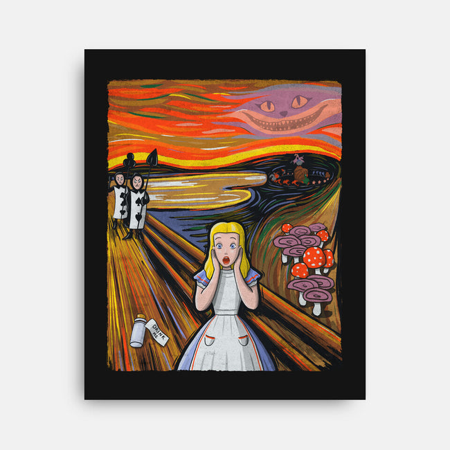 Alice In Screamland-None-Stretched-Canvas-NMdesign