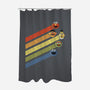 Retro Sesame-None-Polyester-Shower Curtain-NMdesign