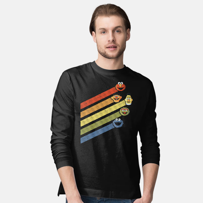 Retro Sesame-Mens-Long Sleeved-Tee-NMdesign