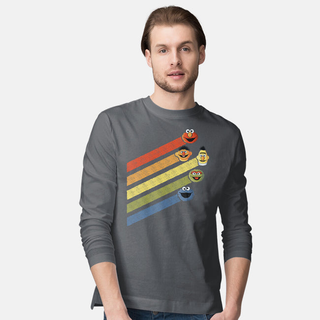 Retro Sesame-Mens-Long Sleeved-Tee-NMdesign