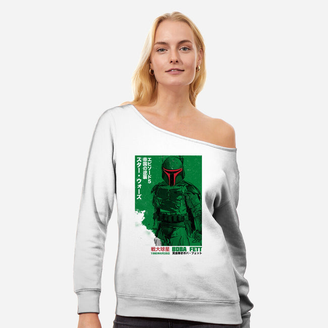 Japanese Episode V-Womens-Off Shoulder-Sweatshirt-DrMonekers