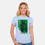 Japanese Episode V-Womens-Fitted-Tee-DrMonekers