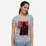 Japanese Episode IV-Womens-V-Neck-Tee-DrMonekers