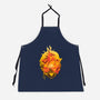 Flaming Tail Specimen-Unisex-Kitchen-Apron-hypertwenty