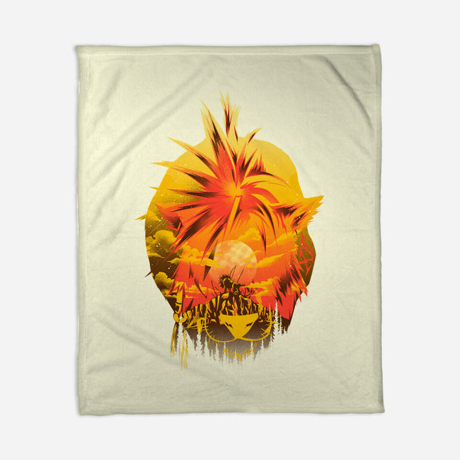 Flaming Tail Specimen-None-Fleece-Blanket-hypertwenty