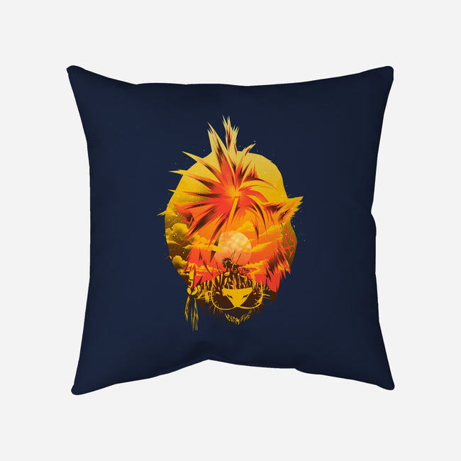 Flaming Tail Specimen-None-Removable Cover w Insert-Throw Pillow-hypertwenty