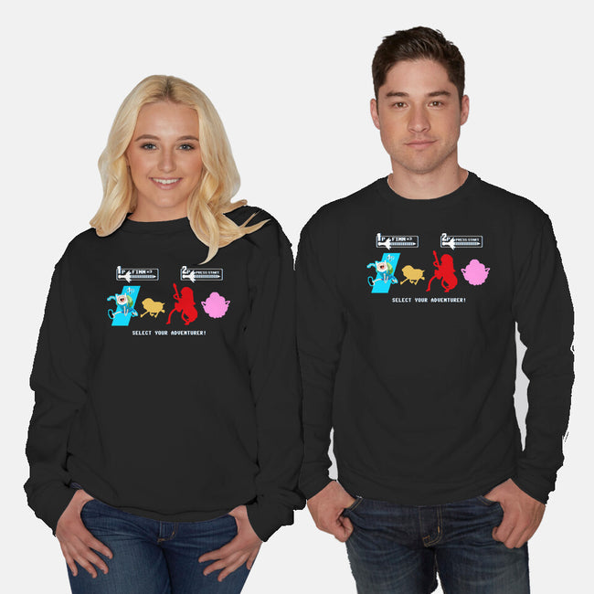 Select Your Adventurer-Unisex-Crew Neck-Sweatshirt-demonigote