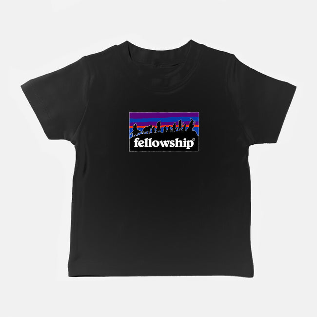 The Fellowship Badge-Baby-Basic-Tee-momma_gorilla