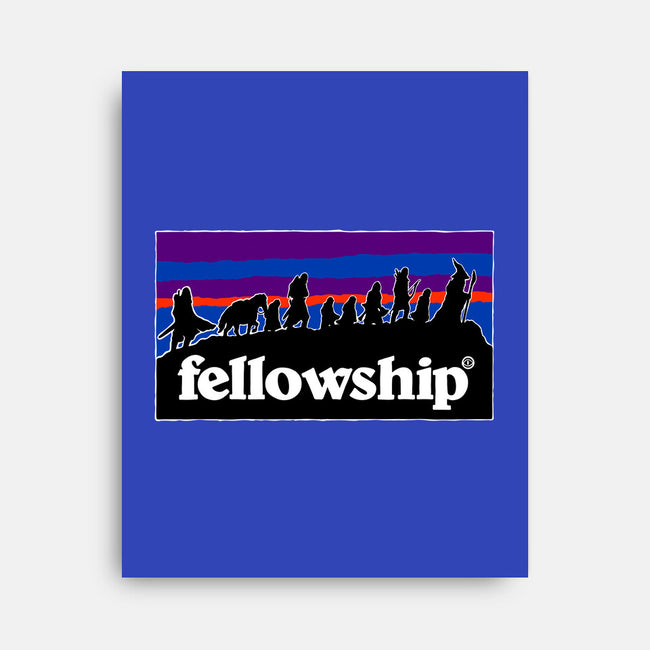 The Fellowship Badge-None-Stretched-Canvas-momma_gorilla