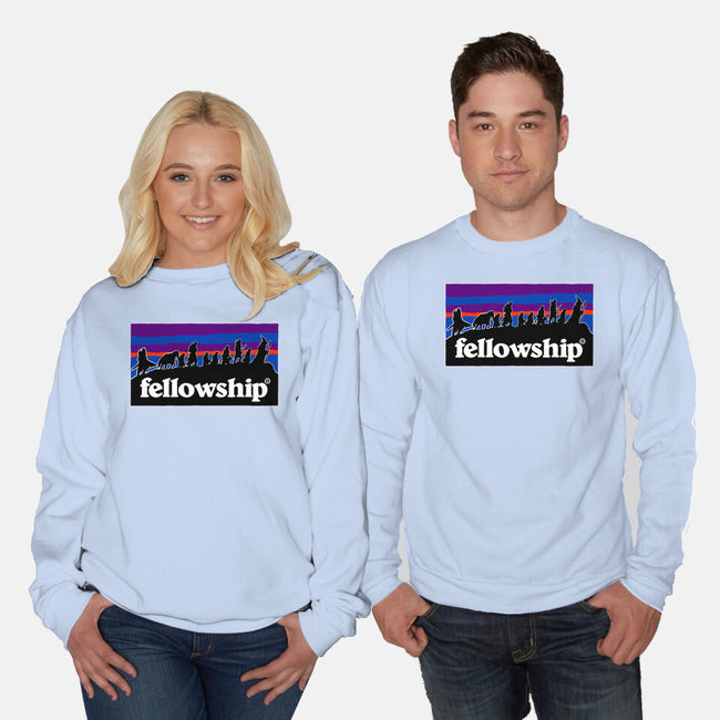The Fellowship Badge-Unisex-Crew Neck-Sweatshirt-momma_gorilla