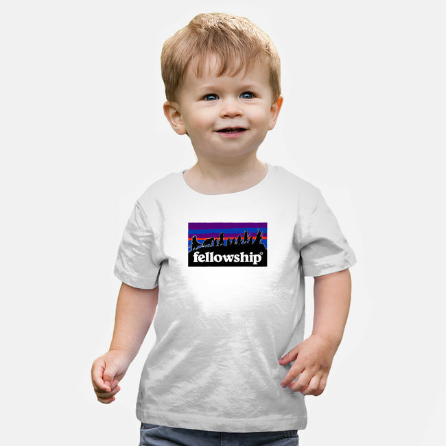 The Fellowship Badge-Baby-Basic-Tee-momma_gorilla