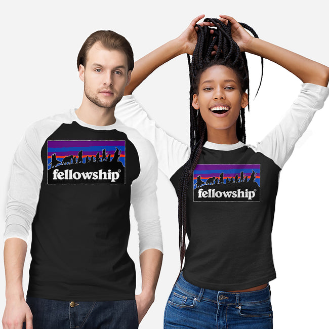 The Fellowship Badge-Unisex-Baseball-Tee-momma_gorilla