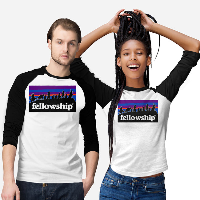 The Fellowship Badge-Unisex-Baseball-Tee-momma_gorilla