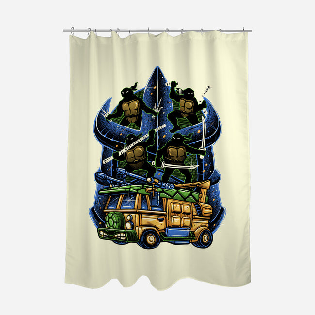 Half Shell Heroes-None-Polyester-Shower Curtain-momma_gorilla