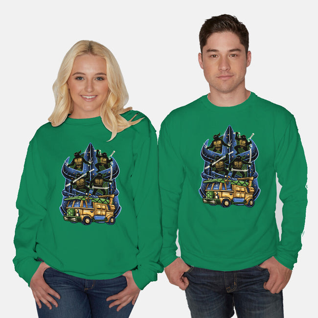 Half Shell Heroes-Unisex-Crew Neck-Sweatshirt-momma_gorilla