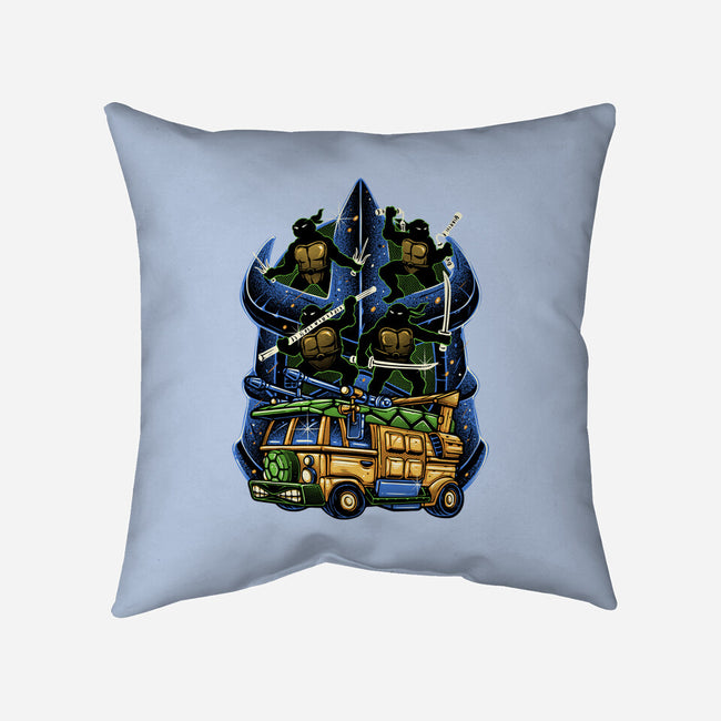 Half Shell Heroes-None-Removable Cover w Insert-Throw Pillow-momma_gorilla