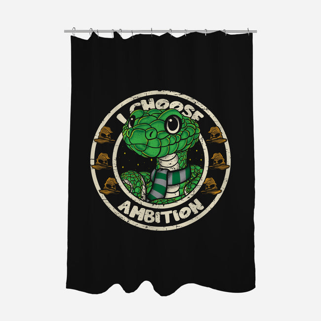 I Choose Ambition-None-Polyester-Shower Curtain-turborat14