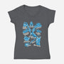 Magic Spells-Womens-V-Neck-Tee-NemiMakeit