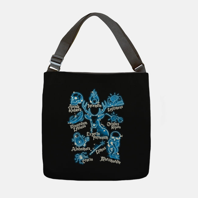 Magic Spells-None-Adjustable Tote-Bag-NemiMakeit