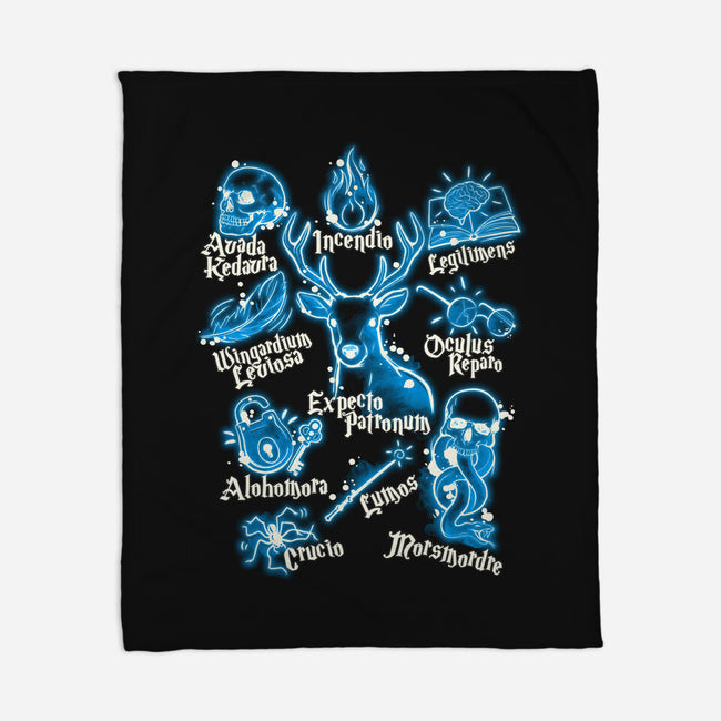 Magic Spells-None-Fleece-Blanket-NemiMakeit