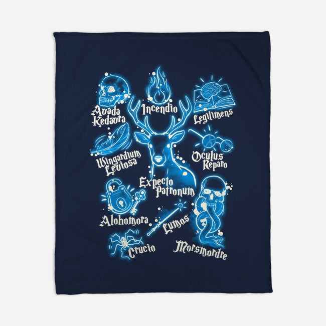 Magic Spells-None-Fleece-Blanket-NemiMakeit