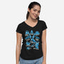 Magic Spells-Womens-V-Neck-Tee-NemiMakeit