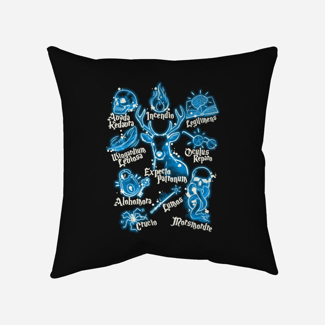 Magic Spells-None-Removable Cover w Insert-Throw Pillow-NemiMakeit