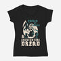 Fueled By Coffee And Existential Dread-Womens-V-Neck-Tee-Nemons