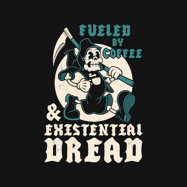 Fueled By Coffee And Existential Dread-None-Adjustable Tote-Bag-Nemons