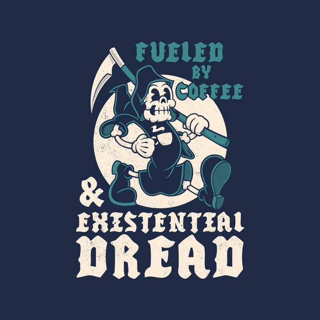 Fueled By Coffee And Existential Dread-Mens-Heavyweight-Tee-Nemons