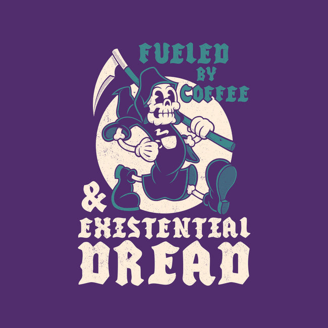 Fueled By Coffee And Existential Dread-Unisex-Crew Neck-Sweatshirt-Nemons