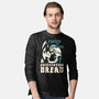 Fueled By Coffee And Existential Dread-Mens-Long Sleeved-Tee-Nemons