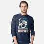 Fueled By Coffee And Existential Dread-Mens-Long Sleeved-Tee-Nemons