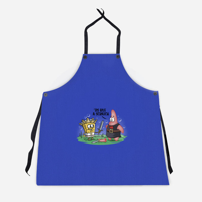 The Holy Grail Under The Sea-Unisex-Kitchen-Apron-zascanauta