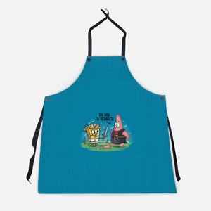 The Holy Grail Under The Sea-Unisex-Kitchen-Apron-zascanauta