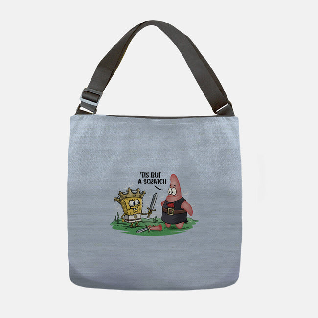 The Holy Grail Under The Sea-None-Adjustable Tote-Bag-zascanauta