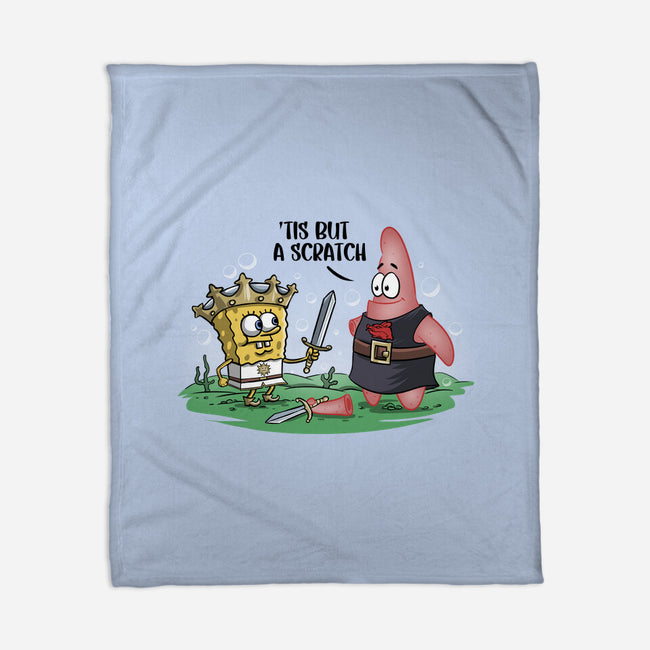 The Holy Grail Under The Sea-None-Fleece-Blanket-zascanauta