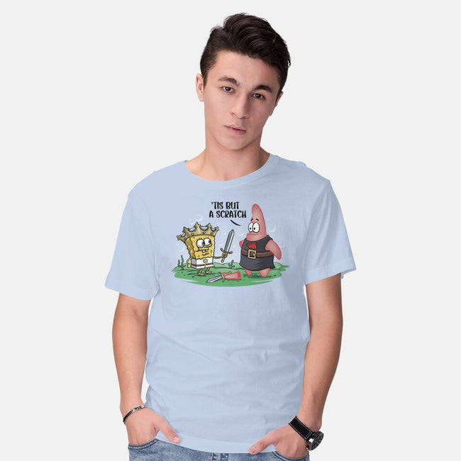 The Holy Grail Under The Sea-Mens-Basic-Tee-zascanauta