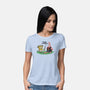 The Holy Grail Under The Sea-Womens-Basic-Tee-zascanauta