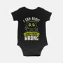 I Can Admit When You're Wrong-Baby-Basic-Onesie-koalastudio