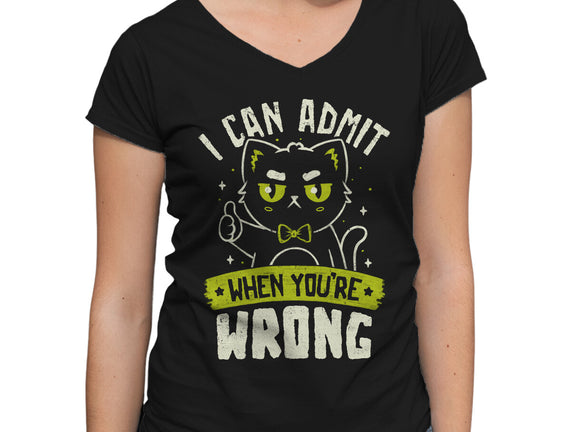 I Can Admit When You're Wrong