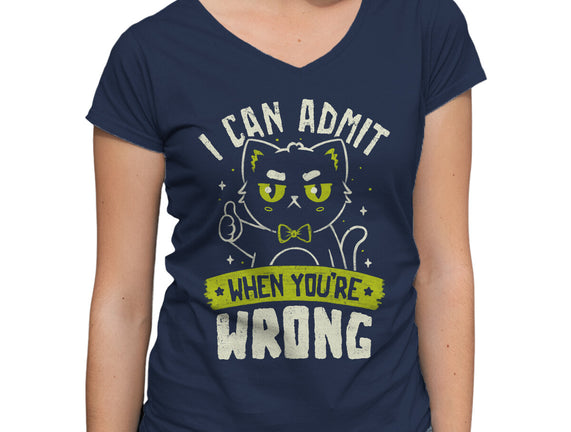 I Can Admit When You're Wrong