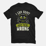 I Can Admit When You're Wrong-Womens-Fitted-Tee-koalastudio