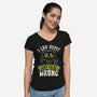 I Can Admit When You're Wrong-Womens-V-Neck-Tee-koalastudio