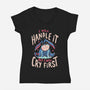 I Will Handle It-Womens-V-Neck-Tee-Arigatees