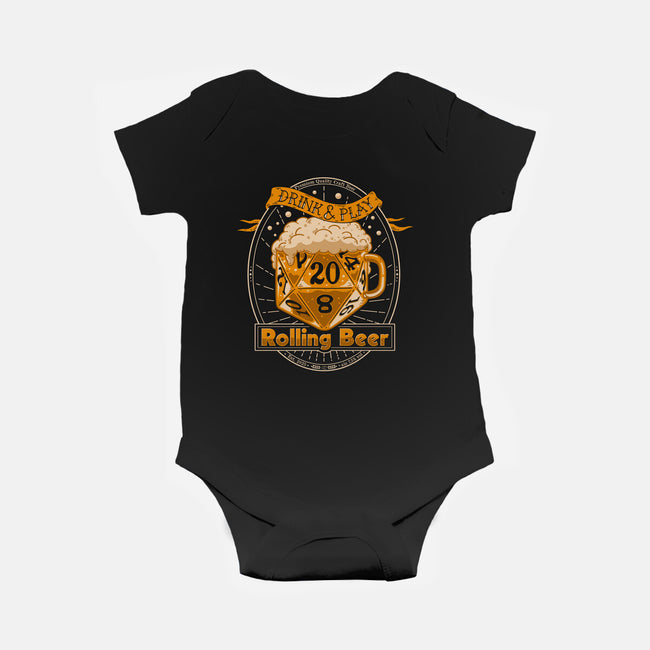 Rolling Beer-Baby-Basic-Onesie-Getsousa!