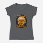 Rolling Beer-Womens-V-Neck-Tee-Getsousa!