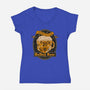 Rolling Beer-Womens-V-Neck-Tee-Getsousa!