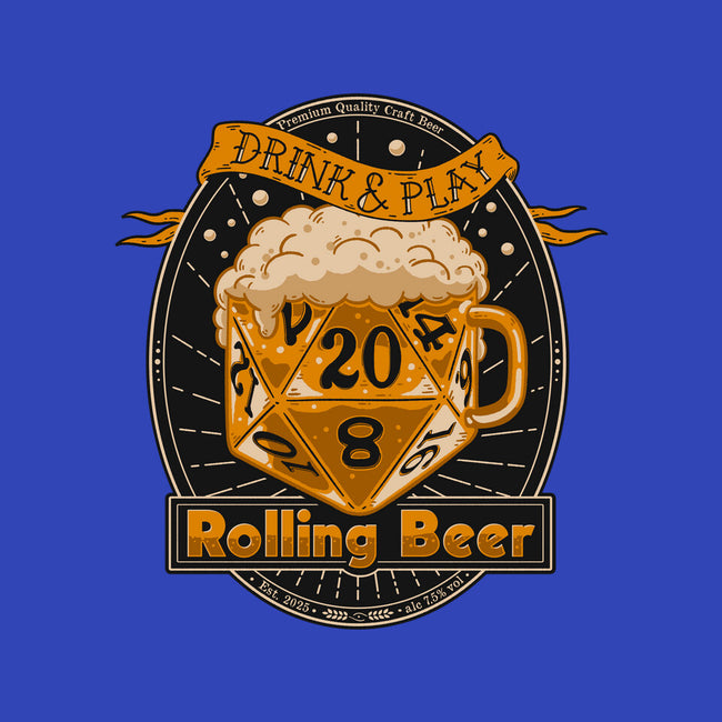 Rolling Beer-Womens-V-Neck-Tee-Getsousa!